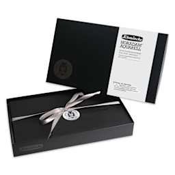 Packaging for the Schmincke Horadam Aquarell Watercolor Pans - Set of 8 with Brush, Assorted Colors, XL Pans