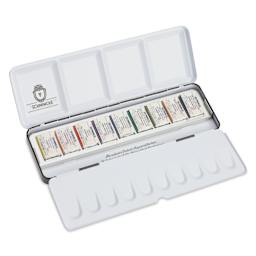 Schmincke Horadam Aquarell Watercolor Pans - Set of 9, Technical Colors, Full Pans