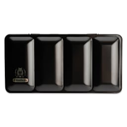 Schmincke Akademie Aquarell Watercolor Pans - Set of 40, Metal Case, Assorted Colors, Half Pans top of case