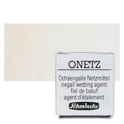 Schmincke Horadam Onetz Oxgall Wetting Agent - Half Pan and swatch