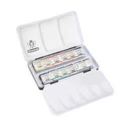 Schmincke Horadam Aquarell Watercolor Pans - Set of 11, Cesc Farre Basic Colors, open