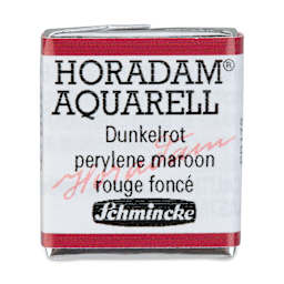 Schmincke Horadam Aquarell Artist Watercolor - Perylene Maroon, Half Pan