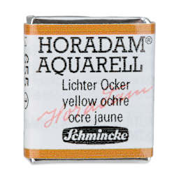 Schmincke Horadam Aquarell Watercolor - Yellow Ochre, Half Pan