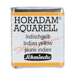 Schmincke Horadam Aquarell Artist Watercolor - Indian Yellow, Half Pan