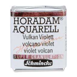 Schmincke Horadam Aquarell Artist Watercolor - Volcano Violet, Supergranulation, Half Pan