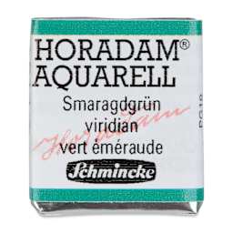Schmincke Horadam Aquarell Watercolor - Viridian, Half Pan