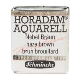 Schmincke Horadam Aquarell Watercolor - Haze Brown, Half Pan