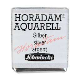 Schmincke Horadam Aquarell Artist Watercolor - Silver, Half Pan