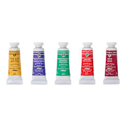Grumbacher Finest Artists' Watercolor Tubes  - Mixing Colors, Set of 5 (set contents)
