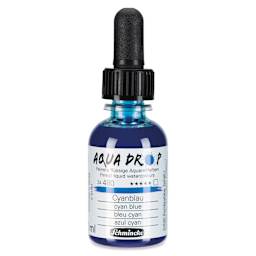 Schmincke Aqua Drop Watercolor - Cyan Blue, 30 ml