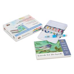 Niji Artist Watercolor Pan Set - Essentials Kit, Set of 3