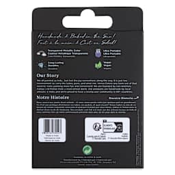 Viviva Watercolor Paint Pan Set - Metallic, Set of 15 back of package