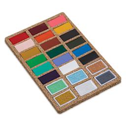 Viviva Watercolor Paint Pan Set - Deluxe, Set of 24