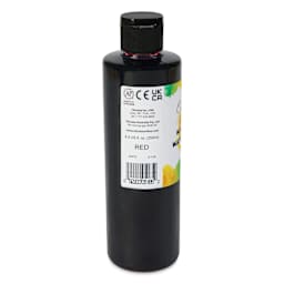 Chroma Liquid Washable Watercolor Paint - Red, 8.4 oz, Bottle, back
