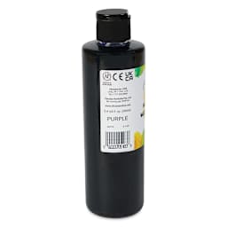 Chroma Liquid Washable Watercolor Paint - Purple, 8.4 oz, Bottle, back