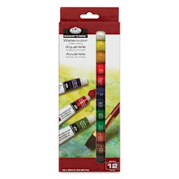 Royal & Langnickel Essentials Watercolor Tubes - Set of 12, 12 ml front of package
