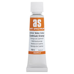 Art Spectrum Artists’ Watercolor Tube - Cadmium Orange, 10 ml