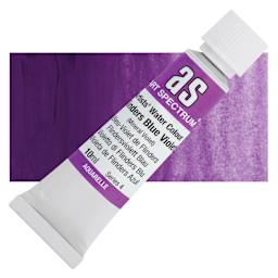 Art Spectrum Artists’ Watercolor Tube - Flinders Blue Violet, 10 ml tube and swatch