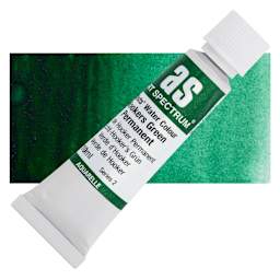 Art Spectrum Artists’ Watercolor Tube - Hooker's Green, 10 ml tube and swatch