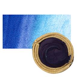 Beam Paints Watercolor Paintstone - Almost Night stone and swatch