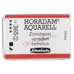 Schmincke Horadam Aquarell Watercolor - Vermilion, Full Pan