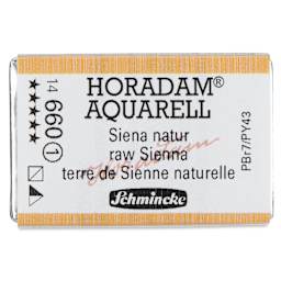 Schmincke Horadam Aquarell Watercolor - Raw Sienna, Full Pan