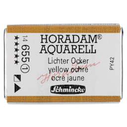 Schmincke Horadam Aquarell Watercolor - Yellow Ochre, Full Pan
