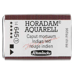 Schmincke Horadam Aquarell Watercolor - Indian Red, Full Pan