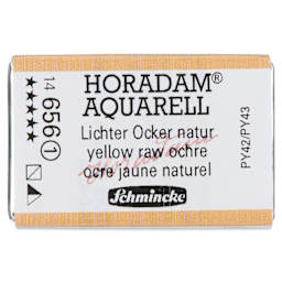 Schmincke Horadam Aquarell Watercolor - Yellow Raw Ochre, Full Pan
