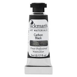 Jackman's Finest Professional Watercolour - Carbon Black, 5 ml Tube