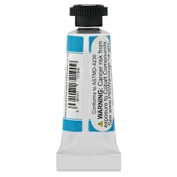 Jackman's Finest Professional Watercolour - Cobalt Teal, 5 ml back of tube