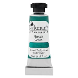 Jackman's Finest Professional Watercolour - Phthalo Green, 5 ml Tube