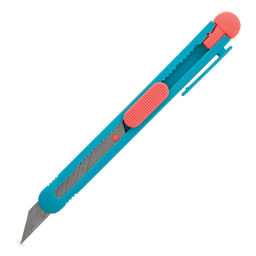 Excel Blades Smart Snap Knife - Angled view of Blue Knife