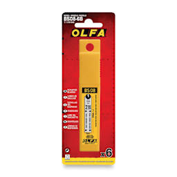 Olfa Extra Heavy Duty Thick Scraper Blades - 4", Pkg of 6, packaging