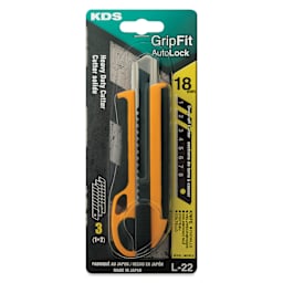 KDS Grip Fit Auto Lock Utility Knife front of packaging