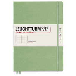 Leuchtturm1917 Dotted Hardbound Notebook - Sage, Slim, 8-3/4" x 12-1/2"