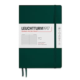 Leuchtturm1917 Ruled Softcover Notebook - Forest Green, 5-3/4" x 8-1/4"