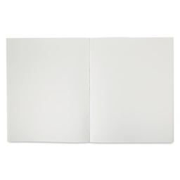 Gry Mattr Essential Sketchbook - Sea Green, 8" x 10", 100 Pages, open