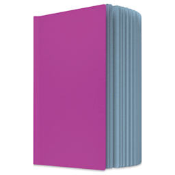 Uglybooks Perfect Bound Notebook - NO.1 Sprinkles, 5-3/4" x 4", 135 gsm, Pkg of 3, partially open