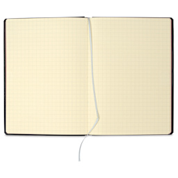 Life Stationery Noble Notebook - 4" x 6", A6, Grid, 96 Pages, open