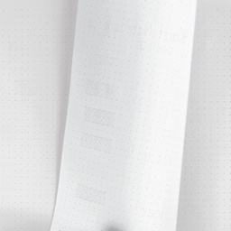 Karst Stone Paper Notebook, bleed of pen marks on dotted paper