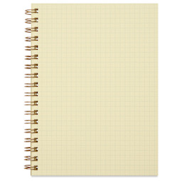 Delfonics Rollbahn Clear Plastic Notebook - 5-1/2" x 7", Clear, open