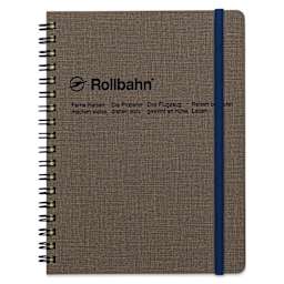 Delfonics Rollbahn Cap-Martin Notebook - 5-1/2" x 7", Greige, front cover