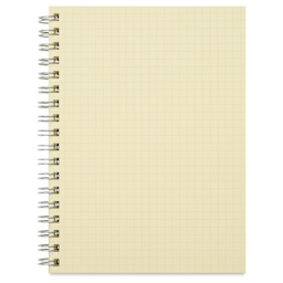 Delfonics Rollbahn Clear Plastic Notebook - 5-1/2" x 7", Pink, open
