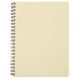 Delfonics Rollbahn Classic Spiral Notebook - Sky Blue, A5, open