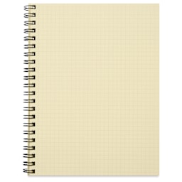 Delfonics Rollbahn Classic Spiral Notebook - Olive, A5, open