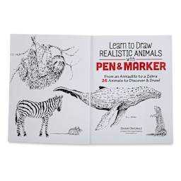 Learn to Draw Realistic Animals with Pen and Marker, Title Page