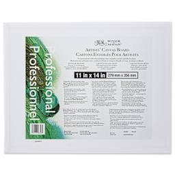 Winsor & Newton Professional Artists’ Canvas Board - 11" x 14" back