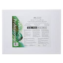 Winsor & Newton Professional Artists’ Canvas Board - 12" x 16" back