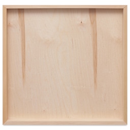 Apollon Gotrick Cradled Wood Panel - 24" x 24", 1-5/8" Profile back view
